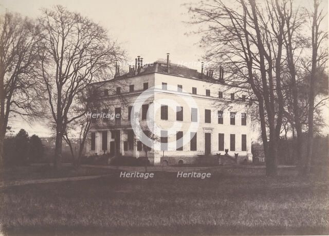 Château of Princess Mathilde, Enghien, 1854-55. Creator: Edouard Baldus.