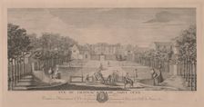 Chateau Saint Ouen from the Court. Creator: Jacques Rigaud (French, 1681-1754)
