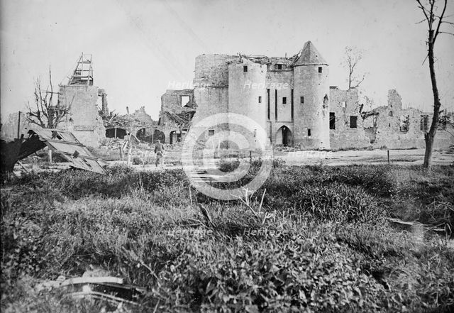 Chateau, Somme district, between c1915 and c1920. Creator: Bain News Service.