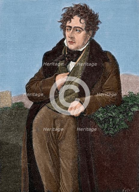 Chateaubriand, François Rene, Vicomte de, French writer and member of the French..., 1883.  Creator: Unknown.
