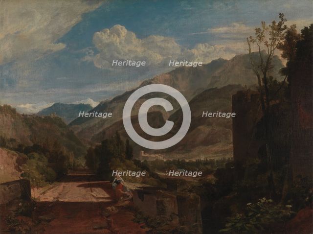 Chateaux de St. Michael, Bonneville, Savoy, 1802 to 1803. Creator: JMW Turner.