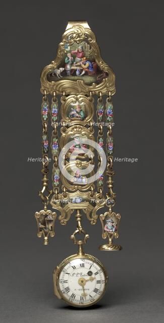 Chatelaine Watch, mid 1800s. Creator: Unknown.