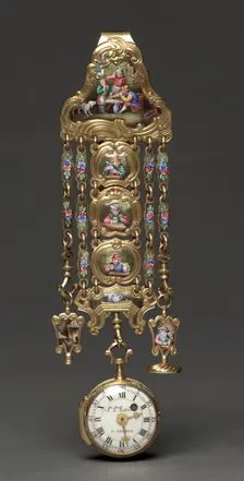 Chatelaine Watch, mid 1800s. Creator: Unknown