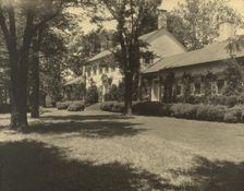 "Chatham," Colonel Daniel Bradford Devore house, 120 Chatham Lane, Fredericksburg, Virginia., 1927. Creator: Frances Benjamin Johnston