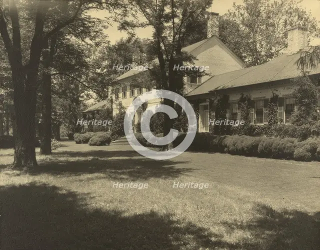 "Chatham," Colonel Daniel Bradford Devore house, 120 Chatham Lane, Fredericksburg, Virginia., 1927. Creator: Frances Benjamin Johnston.