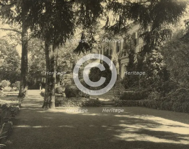 "Chatham," Colonel Daniel Bradford Devore house, 120 Chatham Lane, Fredericksburg, Virginia., 1927. Creator: Frances Benjamin Johnston.