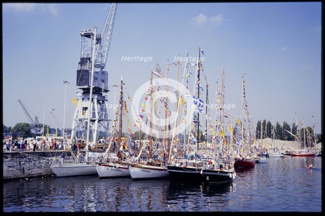 Chatham Marina, Chatham, Medway, 1985. Creator: Dorothy Chapman.