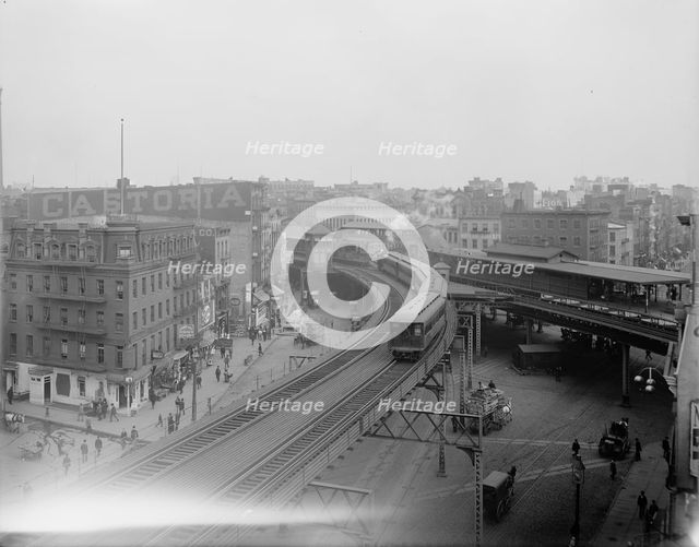Chatham Square, New York City, N.Y., ca 1900. Creator: Unknown.