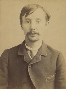 Chatillon. Jean-Baptiste. 31 ans, né à Toiseron des Minard (Cher). Employé de commerce. No..., 1882. Creator: Alphonse Bertillon