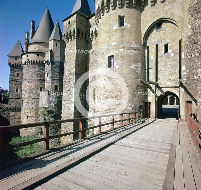 Chatlan at Vitre Castle, 14th century. Artist: Unknown