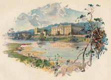 Chatsworth from the Derwent c1890. Artist: Charles Wilkinson