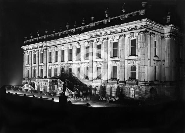 Chatsworth House, Derbyshire, 1939. Artist: JR Board