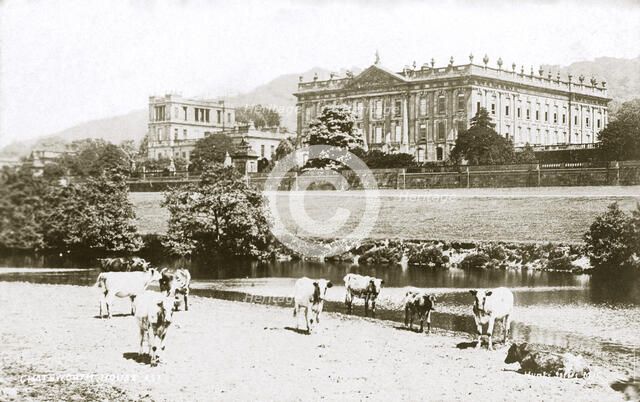 Chatsworth House, Derbyshire, c1916. Artist: Unknown