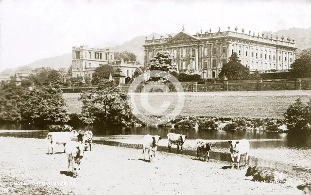 Chatsworth House, Derbyshire, c1916. Creator: Unknown.
