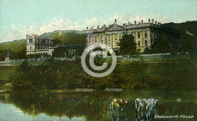 'Chatsworth House', late 19th-early 20th century.  Creator: Unknown.