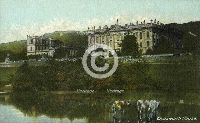 'Chatsworth House', late 19th-early 20th century.  Creator: Unknown.