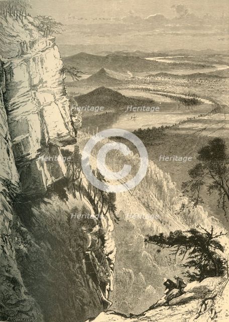 'Chattanooga and the Tennessee from Lookout Mountain', 1872.  Creator: Frederick William Quartley.