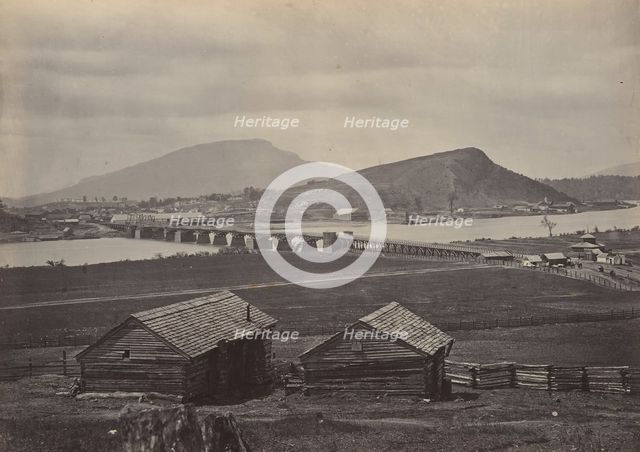 Chattanooga from the North, 1860s. Creator: George N. Barnard.