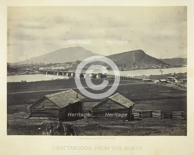 Chattanooga from the North, 1864. Creator: George N. Barnard.