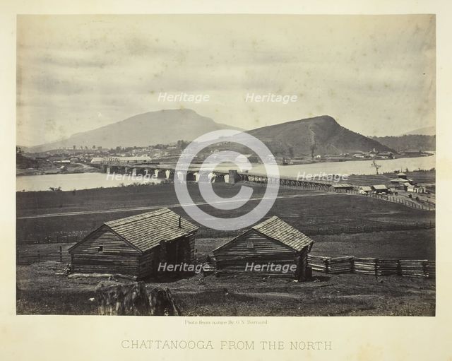 Chattanooga from the North, 1864. Creator: George N. Barnard.