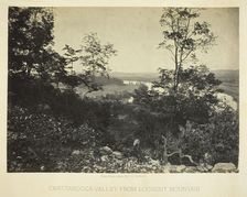 Chattanooga Valley from Lookout Mountain, 1864/66. Creator: George N. Barnard