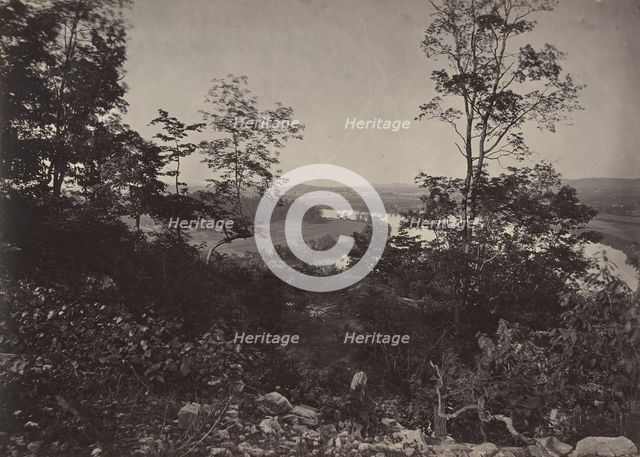 Chattanooga Valley from Lookout Mountain, 1860s. Creator: George N. Barnard.