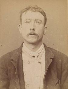Chauman. Nicolas. 38 ans, né à Paris XVe. Puisatier. Anarchiste. 6/3/94., 1894. Creator: Alphonse Bertillon