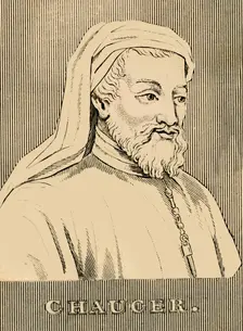 Chaucer (1343-1400), 1830. Creator: Unknown