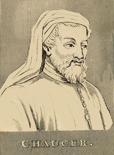 Chaucer (1343-1400), 1830. Creator: Unknown