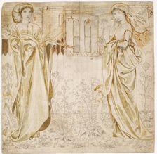 Chaucer's Legend of Good Women - Phyllis And Hypermnestra, 1864. Creator: Sir Edward Coley Burne-Jones