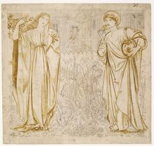 Chaucer's Legend of Good Women - Hypsiphile And Medea, 1864. Creator: Sir Edward Coley Burne-Jones