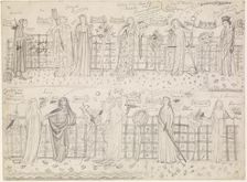 Chaucer's Legend of Good Women - sketch, c1864. Creator: Sir Edward Coley Burne-Jones