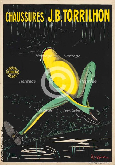 Chaussures J. B. Torrilhon. Advertising poster for Men's shoes, 1906.