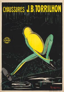 Chaussures J. B. Torrilhon. Advertising poster for Men's shoes, 1906