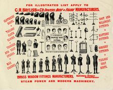 C.H.Bayliss & Co - mens shop dressing, 19th century