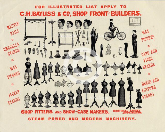 C.H.Bayliss & Co - ladies shop dressing, 19th century. Artist: Unknown