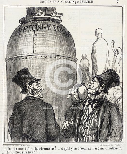 Ché cha une belle chaudronnerie!..., 1865. Creator: Honore Daumier.