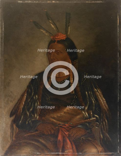 Che-tan-ce-ta (Yellow Hawk), ca. 1887. Creator: Antonio Zeno Shindler.