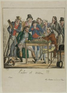 Check and Mate!!!, 1817. Creator: Monogrammist C. B.