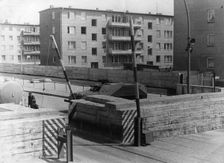 Checkpoint between East and West Berlin, Heinrich Heine Strasse, Berlin, Germany