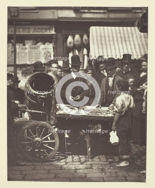 Cheap Fish of St. Giles's, 1881. Creator: John Thomson.