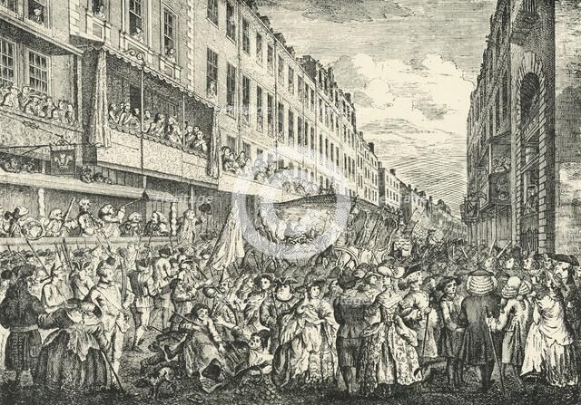 'Cheapside on Lord Mayor's Day, 1761', (1925). Creator: Unknown.