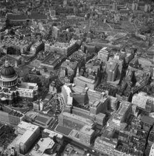 Cheapside and environs, City of London, 1959. Artist: Aerofilms