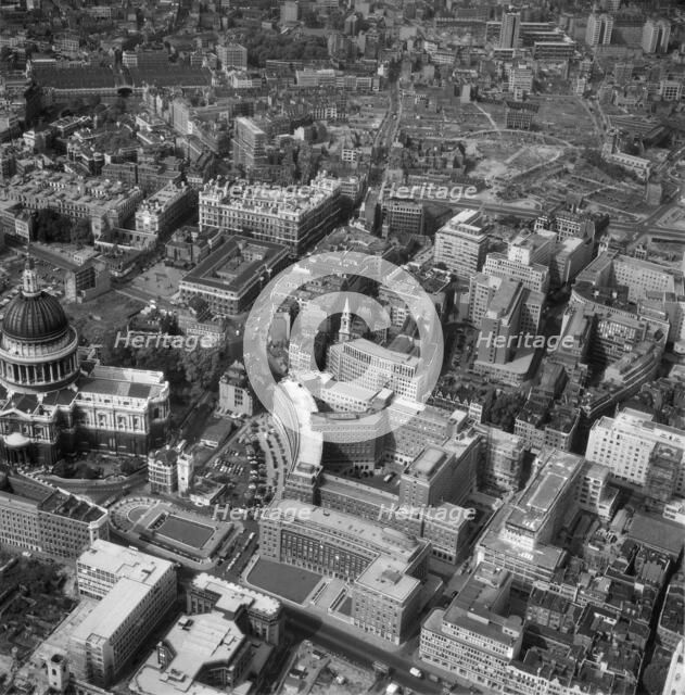 Cheapside and environs, City of London, 1959. Artist: Aerofilms.