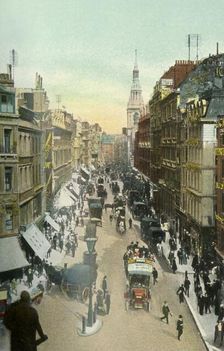Cheapside c1900s. Creator: Eyre & Spottiswoode