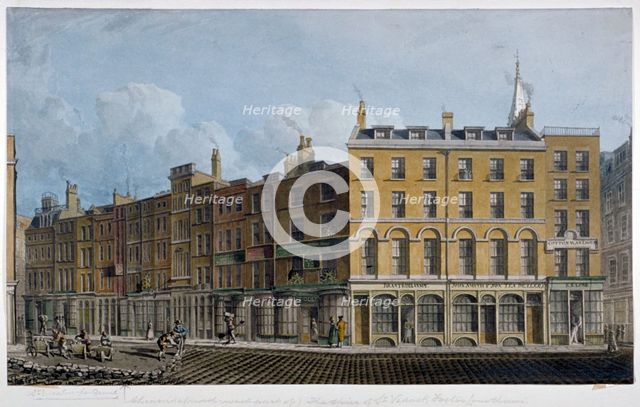 Cheapside, City of London, 1818. Artist: Robert Blemmell Schnebbelie
