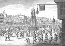 Cheapside, Cross and Conduit, 1638, (1809). Creator: Unknown