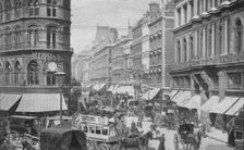 Cheapside from the Mansion House, City of London, c1900 (1901)