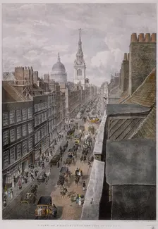 Cheapside, London, 1823. Creator: Thomas Mann Baynes