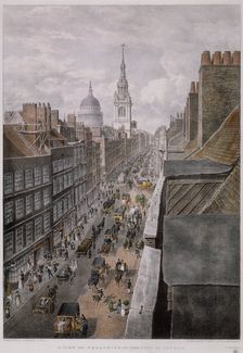 Cheapside, London, 1823. Creator: Thomas Mann Baynes